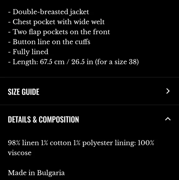 Sezane Christine Striped Ecru/Cafe Jacket - Picture 4 of 4